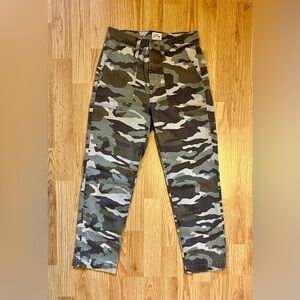 J Crew camouflage straight leg crop size 25